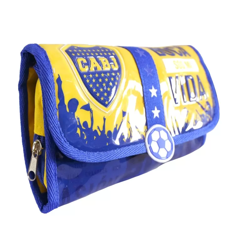 Cartuchera Escolar Cresko 2026 Boca Juniors Desplegable Art.BO455